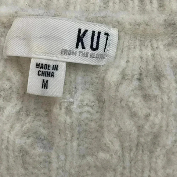 KUT from the Kloth Petra Pearl Button Cropped Cardigan Women’s Medium Classic Ch - Picture 8 of 13